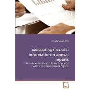 Misleading Financial Information in Annual Reports by Cengioglu, Aylin, 9783639193220