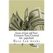 Issues of Law and Fact by Duru Law Books; Norma's Big Law Books, 9781505243222