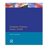 English Poetry Since 1940 by Corcoran; Neil, 9780582003224