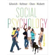 Social Psychology 3E CL W/ EB REG CRD by GILOVICH,THOMAS, 9780393913231