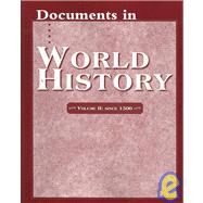 Documents in World History by Spodek, Howard, 9780131773233