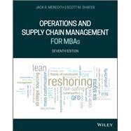 Operations Management MBAs 7th Edition by Meredith; Jack R., 9781119563235