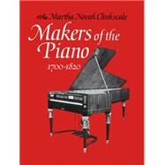 Makers of the Piano 1700-1820 by Clinkscale, Martha Novak, 9780198163237
