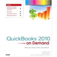 Quickbooks 2010 on Demand by Perry, Gail, CPA; Madeira, Laura, 9780789743237