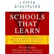 Schools That Learn by SENGE, PETER M.CAMBRON-MCCABE, NELDA, 9780385493239