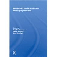 Methods For Social Analysis In Developing Countries by Finsterbusch, Kurt, 9780367163242