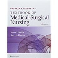 Brunner & Suddarth's Textbook of Medical-Surgical Nursing by Hinkle, Janice L., Ph.D., R.N.; Cheever, Kerry H., Ph.D., R.N., 9781496373243