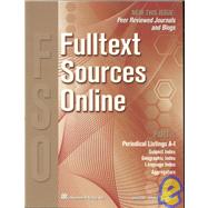 Fulltext Sources Online by Glose, Mary B.; Currado, Tina D.; Elliot, Tracy, 9781573873246