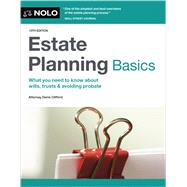 Estate Planning Basics by Editors of Nolo, 9781413333251