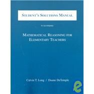 Mathematical Reasoning for Elementary Teachers by Long, Calvin T.; Detemple, Duane W., 9780321043252