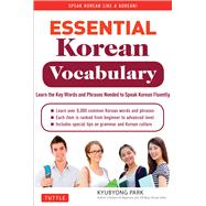 Essential Korean Vocabulary by Park, Kyubyong, 9780804843256