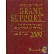 Annual Register of Grant Support 2009 by McDonough, Beverley, 9781573873260