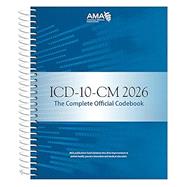 ICD-10-CM 2026: The Complete Official Codebook by AMA, 9781640163263