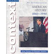 An Introduction to American History, 1860-1990 by Farmer, Alan; Sanders, Vivienne, 9780340803264