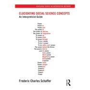 Elucidating Social Science Concepts: An Interpretivist Guide by Schaffer; Frederic Charles, 9780415893268