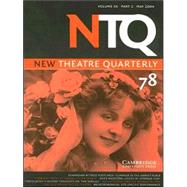 New Theatre Quarterly 78 by Edited by Simon Trussler , Clive Barker, 9780521603270