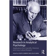 Research in Analytical Psychology: Interdisciplinary applications by Cambray; Joseph, 9781138213272