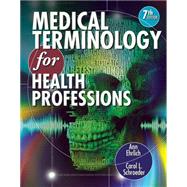Medical Terminology for Health Professions (with Studyware CD-ROM) by Ehrlich, Ann; Schroeder, Carol, 9781111543273
