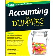 Accounting 1,001 Practice Problems For Dummies by Boyd, Kenneth W.; Mooney, Kate, 9781118853283