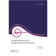 Mathematics for Large Scale Computing by Diaz, Julio, 9781138413283