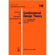 Combinatorial Design Theory by Colbourn, C.J.; Mathon, R., 9780444703286