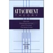 Attachment Theory: Social, Developmental, and Clinical Perspectives by Goldberg; Susan, 9780881633290