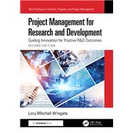 Project Management for Research and Development by Lory Mitchell Wingate, 9781032823294