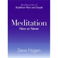 Meditation Now or Never by Hagen, Steve, 9780061143298