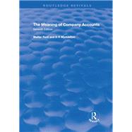 The Meaning of Company Accounts by Reid,Walter, 9781138733299