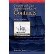 Concepts and Case Analysis in the Law of Contracts by Chirelstein, Marvin A., 9781609303303