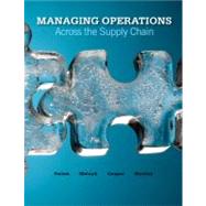 Managing Operations Across the Supply Chain by Swink, Morgan; Melnyk, Steven; Cooper, M. Bixby; Hartley, Janet L., 9780073403311