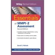 Essentials of MMPI-2 Assessment [Rental Edition] by Kaufman, Alan S.; Nichols, David S., 9781119623311