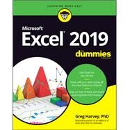 Excel 2019 for Dummies by Harvey, Greg, 9781119513322