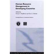 Human Resource Management in Developing Countries by Budhwar,Pawan S., 9780415223331