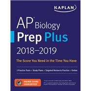 Kaplan AP Biology Prep Plus 2018-2019 by Kaplan, Inc., 9781506203331