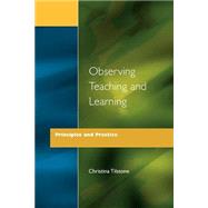 Observing Teaching and Learning by Tilstone,Christina, 9781853463341