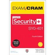 CompTIA Security+ SYO-401 Exam Cram by Barrett, Diane; Weiss, Martin M.; Hausman, Kirk, 9780789753342