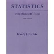 Statistics with Microsoft Excel by Dretzke, Beverly, 9780321783370
