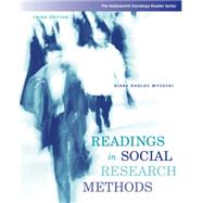 Readings In Social Research Methods by Wysocki,Diane Kholos, 9780495093374