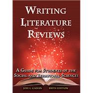 Writing Literature Reviews by Jose L. Galvan, 9781936523375