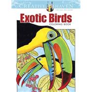 Creative Haven Exotic Birds Coloring Book by Soffer, Ruth, 9780486783376