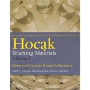 Hocak Teaching Materials: Elements of Grammar/Learner's Dictionary by Helmbrecht, Johannes; Lehmann, Christian; Hartmann, Iren; Kabisch-Lindenlaub, Juliane; Marschke, Christian, 9781438433387