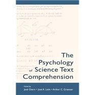 The Psychology of Science Text Comprehension by Otero,JosT, 9781138833401