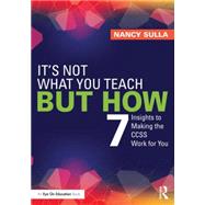 It's Not What You Teach But How by Sulla, Nancy, 9780415733403