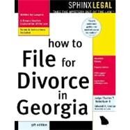 How to File for Divorce in Georgia by Robertson, Charles T.; Haman, Edward A., 9781572483408