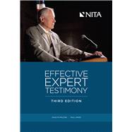 Effective Expert Testimony by Malone, David M.; Zwier, Paul J., 9781601563408