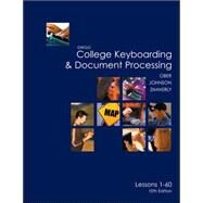 Gregg College Keyboarding & Document Processing (GDP), Lessons 1-60 text by Ober, Scot; Johnson, Jack; Zimmerly, Arlene, 9780072963410