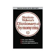 Merriam Webster's Dictionary of Synonyms by Merriam-Webster, 9780877793410
