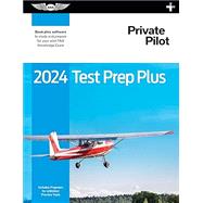 2024 Private Pilot Test Prep Plus Prepware by ASA Test Prep Board, 9781644253410