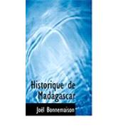 Historique De Madagascar by Bonnemaison, Joel, 9780554973418